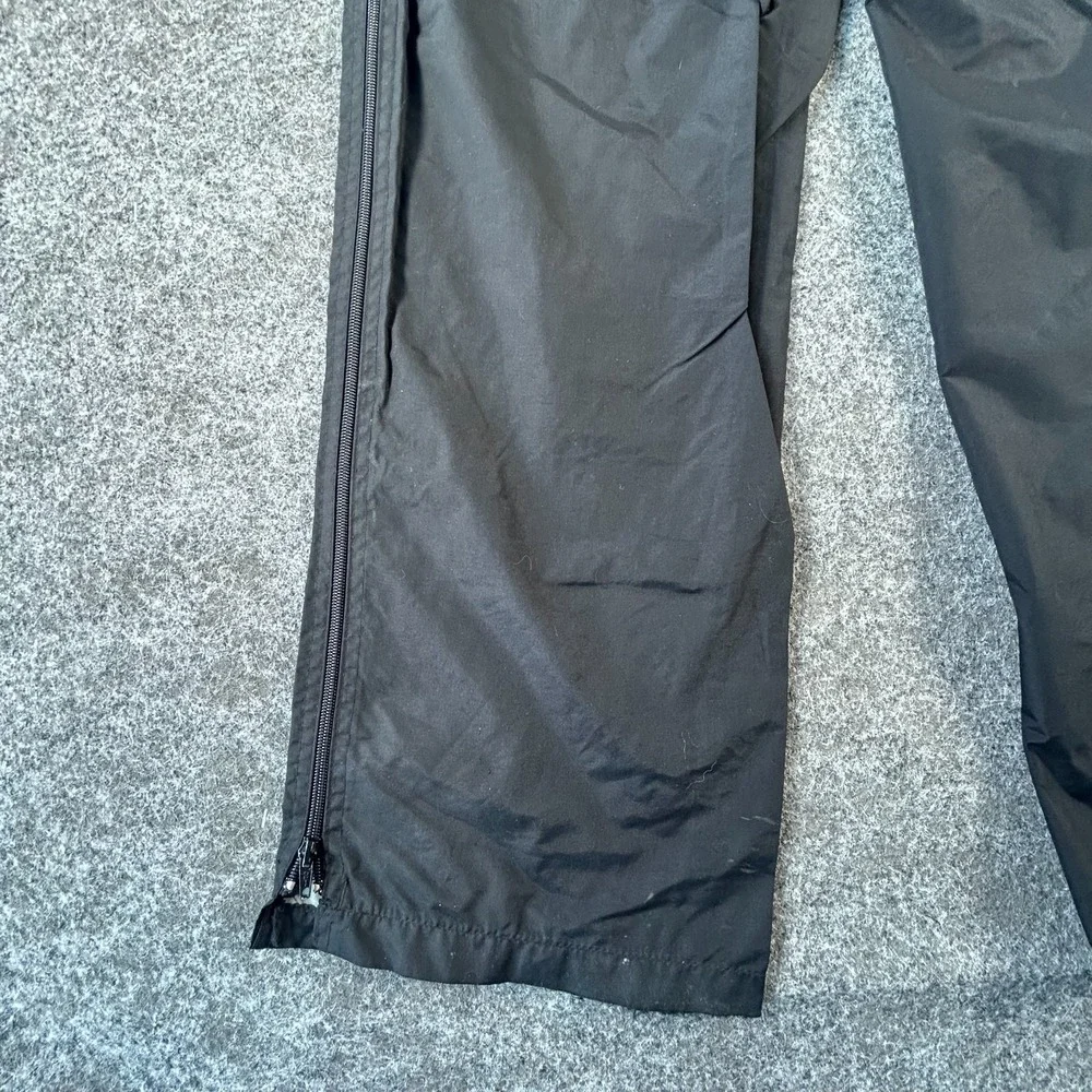 White Sierra Snowboard Ski Winter Pants Womens L Black Side Zip‎ Waterproof